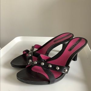 Nine West Y2K Leather Sandals